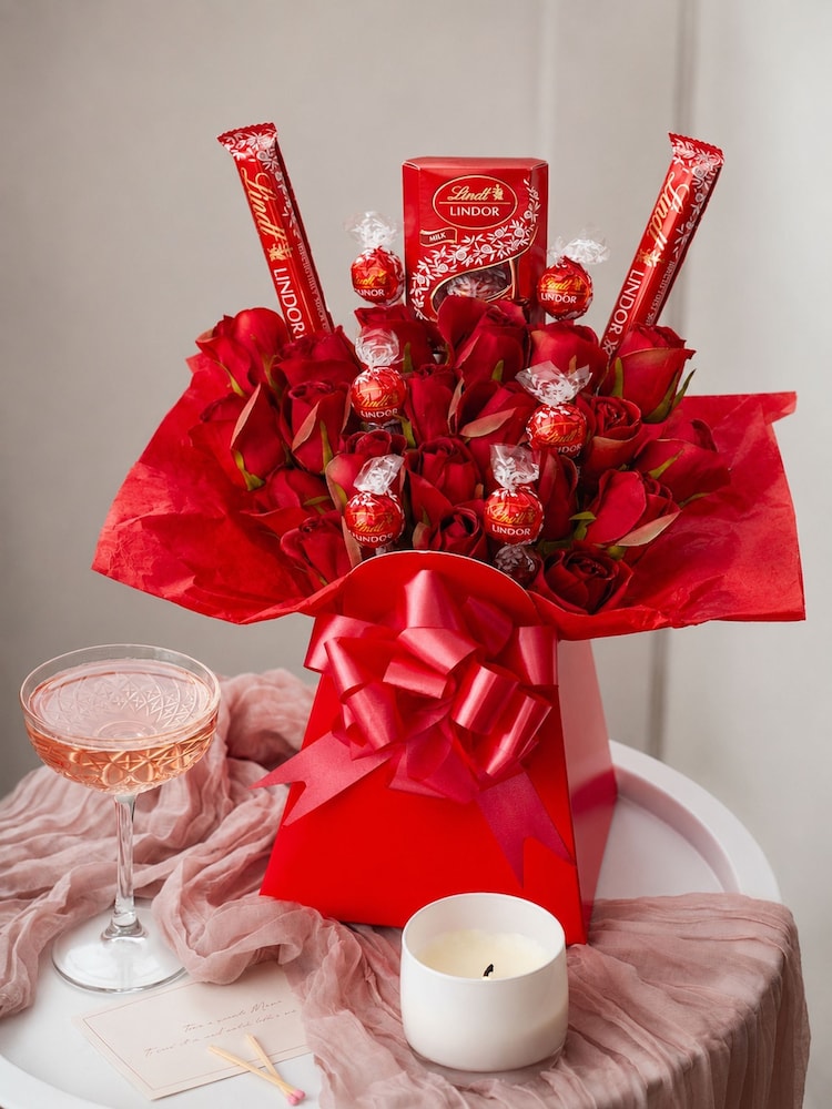 Funky Hampers Lindor Chocolate Bouquet - Image 2 of 3 Funky Hampers Lindor Chocolate Bouquet - Image 2 of 3