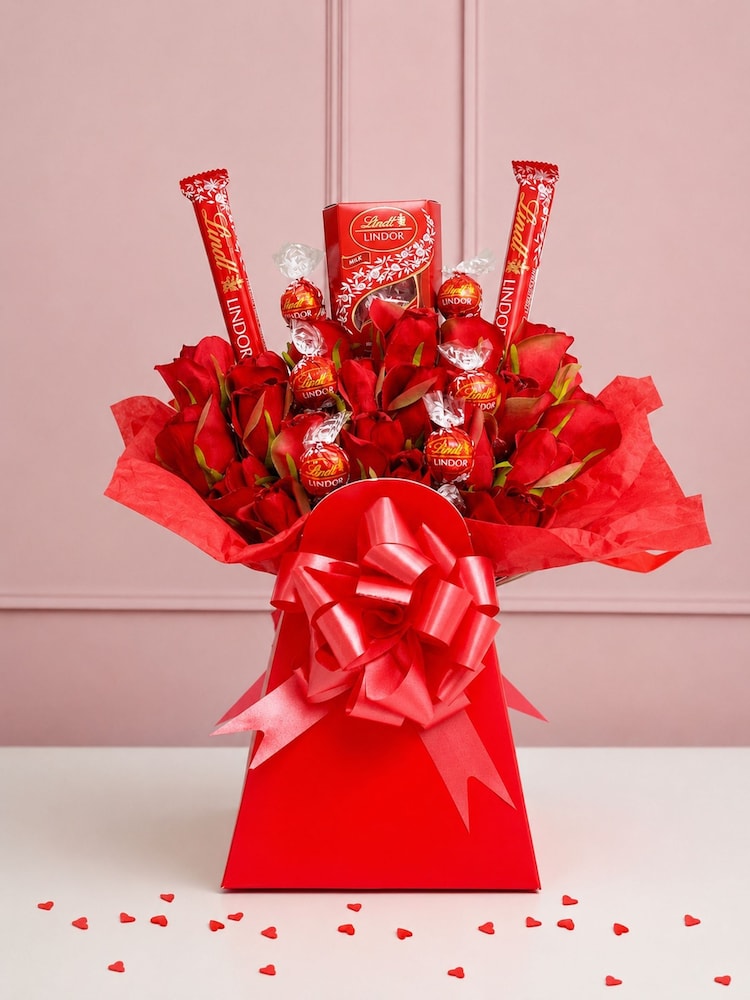 Funky Hampers Lindor Chocolate Bouquet - Image 3 of 3 Funky Hampers Lindor Chocolate Bouquet - Image 3 of 3