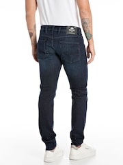 Replay Dark Blue Anbass Slim Fit Jeans - Image 3 of 3