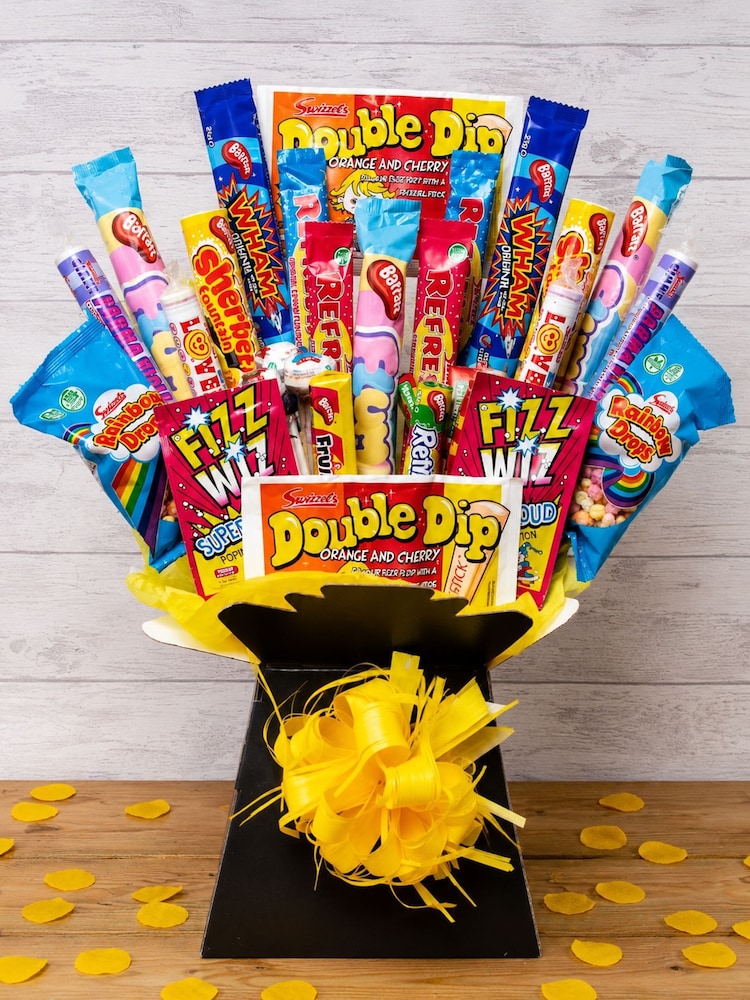 Funky Hampers Giant Retro Sweet Bouquet - Image 1 of 2 Funky Hampers Giant Retro Sweet Bouquet - Image 1 of 2