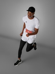 adidas White Adizero Essentials Running T-Shirt - Image 5 of 11