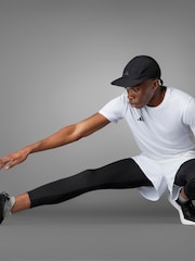 adidas White Adizero Essentials Running T-Shirt - Image 8 of 11