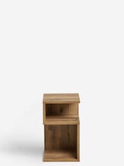 Dark Bronx Oak Effect Side Table - Image 2 of 7