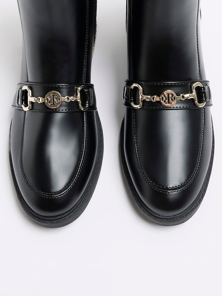 River Island Black Snaffle Boots - Image 4 of 4