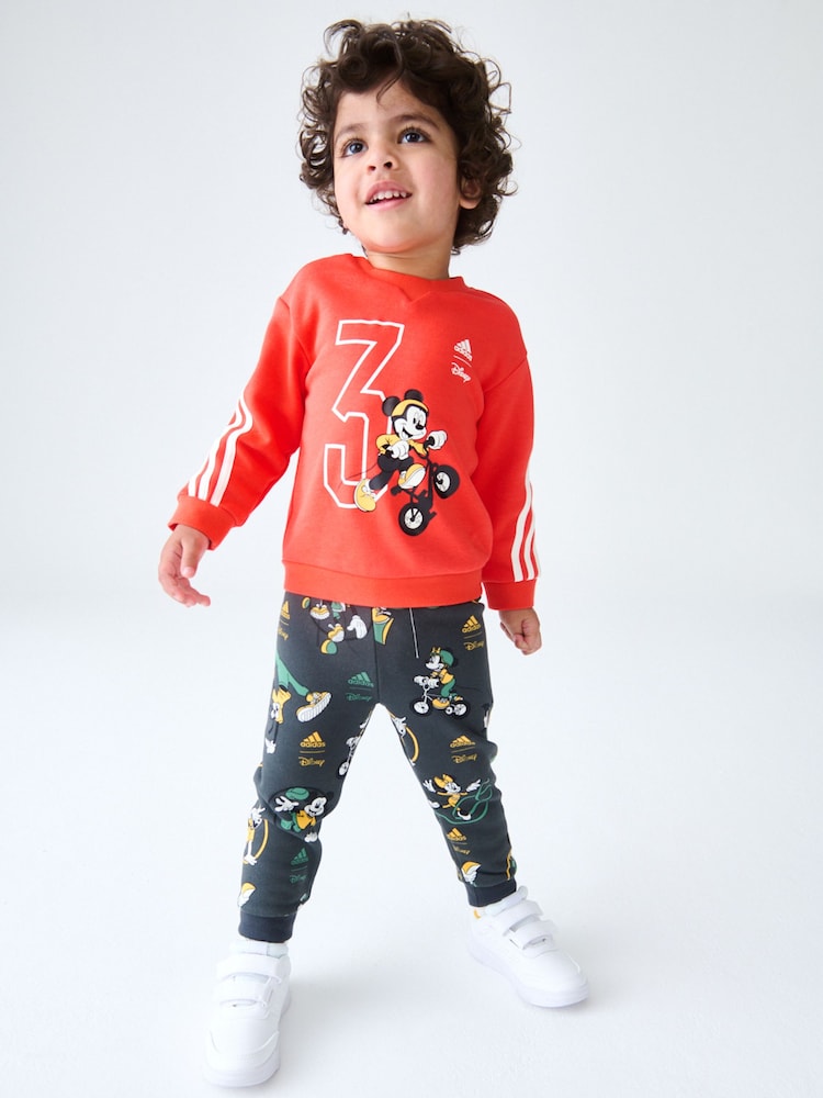 adidas Red Disney Mickey Mouse Tracksuit - Image 1 of 6