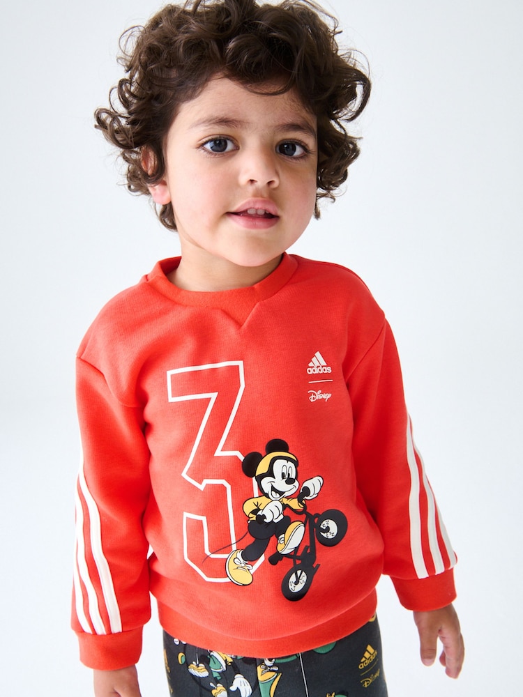 adidas Red Disney Mickey Mouse Tracksuit - Image 2 of 6