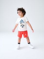 adidas Navy 100% Cotton Disney Mickey Mouse T-Shirt Set - Image 1 of 6