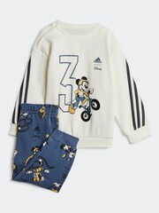 adidas Cream Disney Mickey Mouse Tracksuit - Image 1 of 7