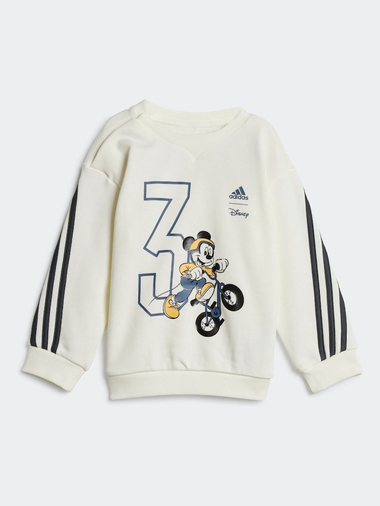 adidas Cream Disney Mickey Mouse Tracksuit - Image 7 of 7
