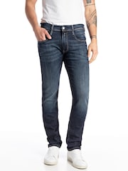 Replay Dark Blue Anbass Plus Slim Fit Jeans - Image 1 of 1