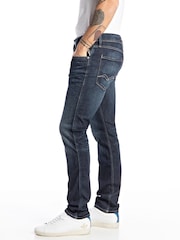 Replay Dark Blue Anbass Plus Slim Fit Jeans - Image 3 of 3