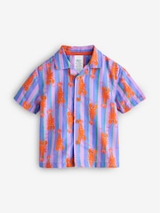 Pink/Lilac Lobster Stripe Printed Shirt (12mths-7yrs) - Image 1 of 5