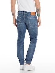 Replay Medium Blue Slim Fit Anbass Jeans - Image 2 of 2