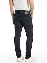 Replay Dark Blue Hyperflex Eco Plus Slim Fit Anbass Jeans - Image 2 of 3