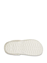 Crocs White Classic Toddler Glitter Clogs - Image 4 of 4