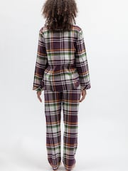 Cyberjammies Lightly Brushed Check Pyjamas Set - Image 2 of 4
