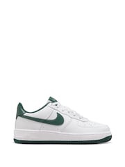 Nike White Air Force 1 Trainers - Image 1 of 9