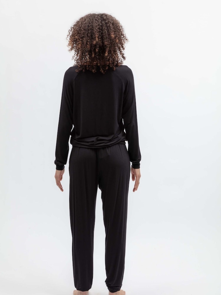 Cyberjammies Black Slouch Jersey Pyjamas Set - Image 2 of 3 Cyberjammies Black Slouch Jersey Pyjamas Set - Image 2 of 3