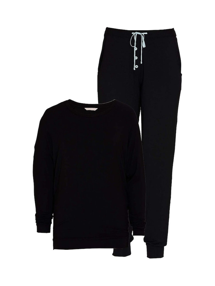 Cyberjammies Black Slouch Jersey Pyjamas Set - Image 3 of 3 Cyberjammies Black Slouch Jersey Pyjamas Set - Image 3 of 3