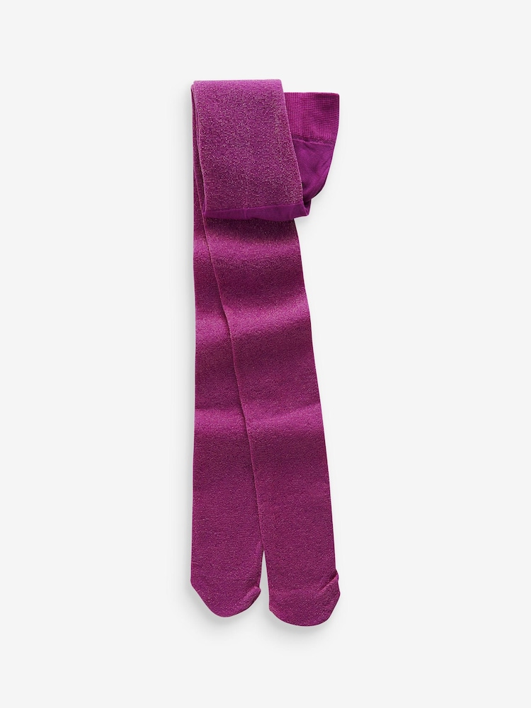 Magenta Pink Sparkle Tights - Image 1 of 1 Magenta Pink Sparkle Tights - Image 1 of 1