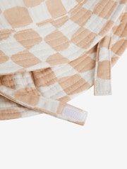 Neutral Checkerboard Baby Bucket Hat (0mths-2yrs) - Image 4 of 4