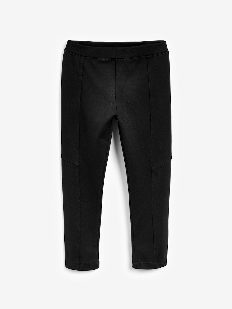 Black Heavy Weight Stretch Leggings (3-16yrs) - Image 1 of 3
