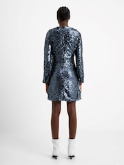 French Connection Bisma Seqin Wrap Dress - Image 2 of 4