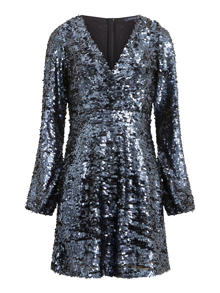 French Connection Bisma Seqin Wrap Dress - Image 4 of 4