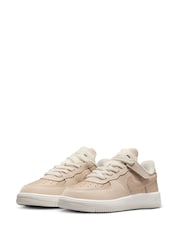 Nike Natural Sanddrift Little Kids Force 1 Low EasyOn Shoes - Image 7 of 12