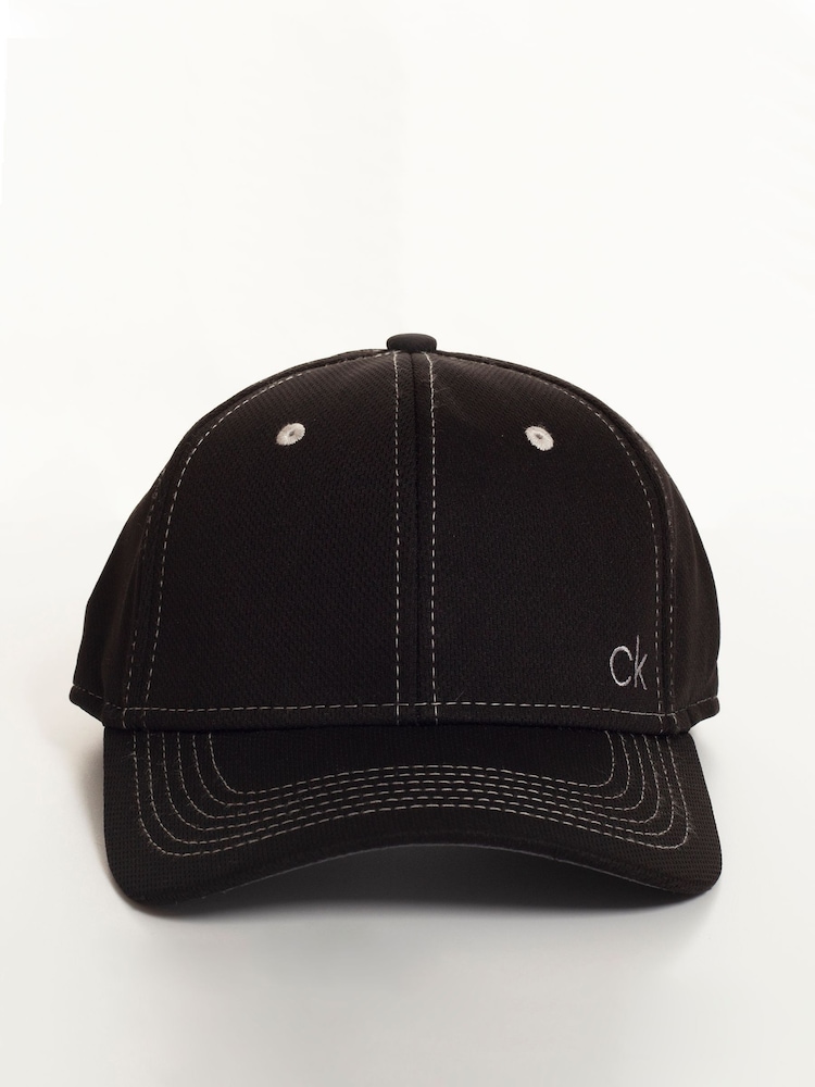 Schwarz - Calvin Klein Golf Tech-Cap - Bild 1 von 2