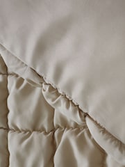 Catherine Lansfield Natural Cosy Puffer Duvet Cover Set - Image 4 of 4