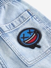 Bleu clair - Short en jean graffiti (3-16 ans) - Image 7 of 7