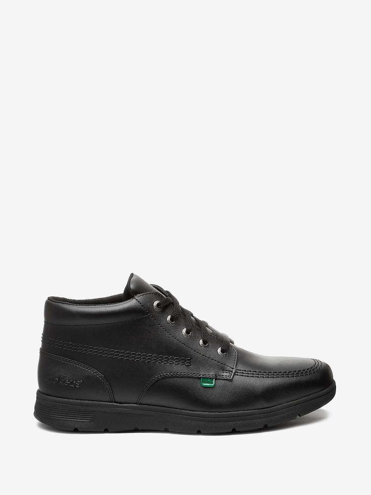 Kickers Black Kelland Leather Lace Boots - Image 1 of 5