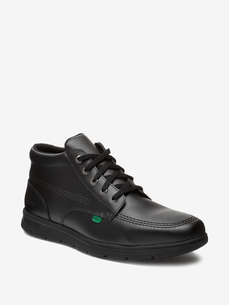 Kickers Black Kelland Leather Lace Boots - Image 2 of 5