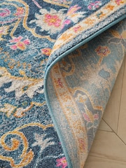 Blue Bright Kesha Oriental Rug - Image 2 of 6