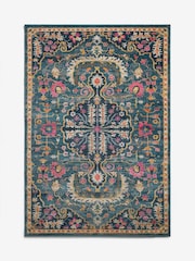 Blue Bright Kesha Oriental Rug - Image 4 of 6