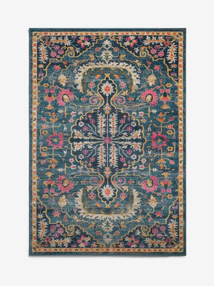 Blue Bright Kesha Oriental Rug - Image 6 of 6