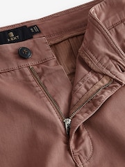Pink Slim Fit Premium Laundered Stretch Chino Shorts - Image 9 of 10