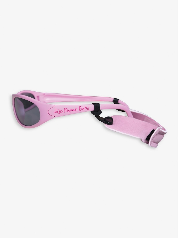 JoJo Maman Bébé Pink Children's Sunglasses Straps - Image 1 of 1