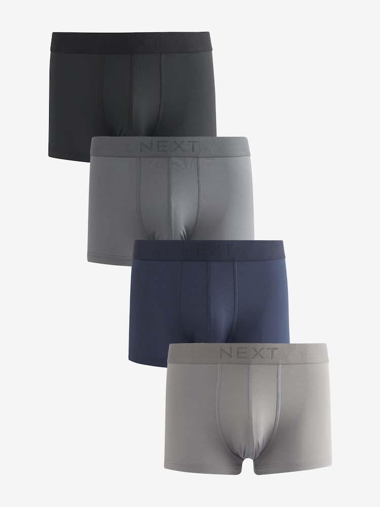Grey/Navy Blue Signature Hipster Boxers - Image 1 of 7