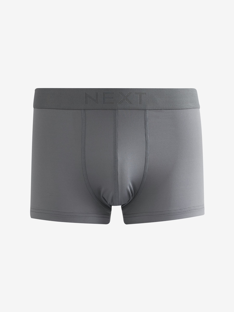Grau/Marineblau - Motionflex – Signature – Hipster-Boxershorts - Image 4 of 7