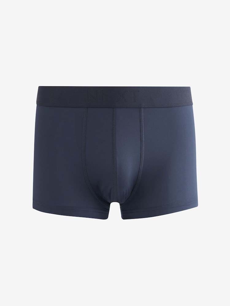 Grau/Marineblau - Motionflex – Signature – Hipster-Boxershorts - Image 5 of 7