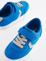 Cobalt Blue Standard Fit (F) Touch Fastening Chevron Trainers - Image 3 of 5