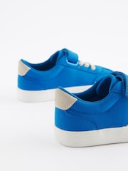Cobalt Blue Standard Fit (F) Touch Fastening Chevron Trainers - Image 4 of 5