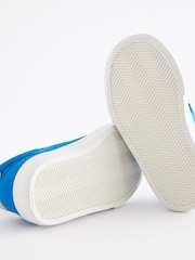Cobalt Blue Standard Fit (F) Touch Fastening Chevron Trainers - Image 5 of 5