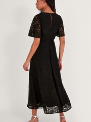 Monsoon Lace Tea Black Dress - Image 2 of 5