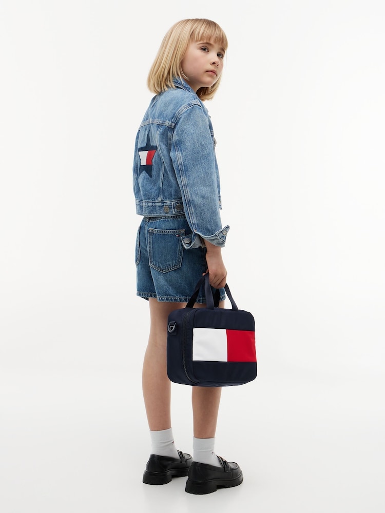 Tommy Hilfiger Blue Essential Flag Lunch Bag - Image 5 of 5 Tommy Hilfiger Blue Essential Flag Lunch Bag - Image 5 of 5