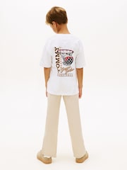 Tommy Hilfiger White Back Graphic Crew Neck T-Shirt - Image 2 of 5