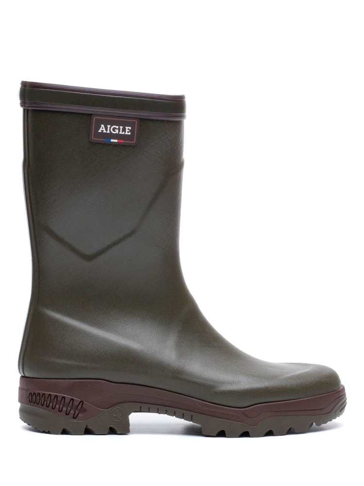 كاكي أخضر - Aigle Parcours 2 Bott Mid Calf Wellies - صورة 1 من 4 كاكي أخضر - Aigle Parcours 2 Bott Mid Calf Wellies - صورة 1 من 4