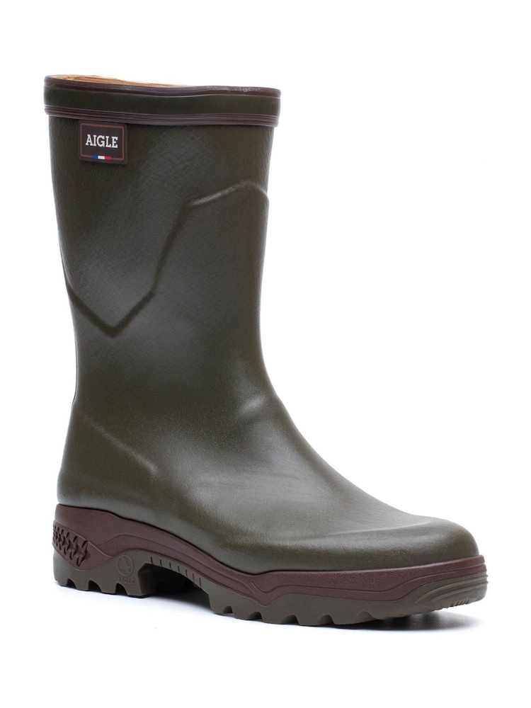 كاكي أخضر - Aigle Parcours 2 Bott Mid Calf Wellies - صورة 2 من 4 كاكي أخضر - Aigle Parcours 2 Bott Mid Calf Wellies - صورة 2 من 4